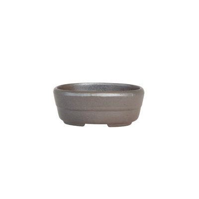 Bonsai Pot - Oval 11 x 8 x H4.5 cm