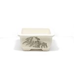 Beige Japanese Landscape - 10 x 8 x H5 cm