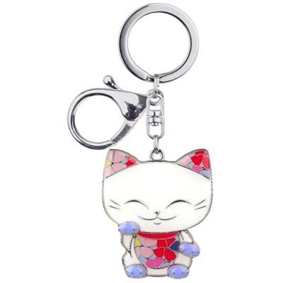 Mani the lucky cat on sale keychain