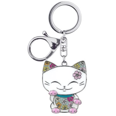 Mani the sale lucky cat keychain