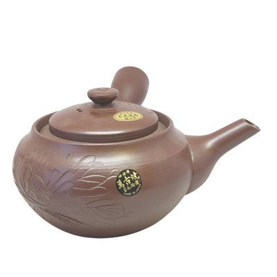 Terracotta teapot JAP leaves 500 ml