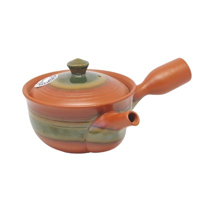 JAP Tea-Pot - Orange Green Lines 200CC